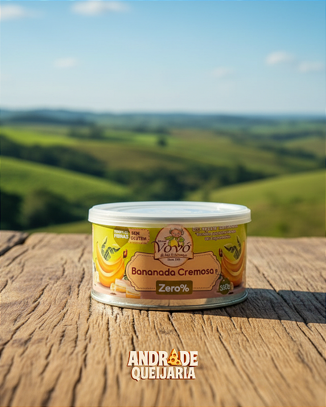 Bananada Cremosa Zero Açúcar - 350g foto produto 4