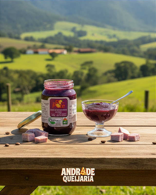 Doce de Batata Roxa Orgânico - Do pé ao Pote - 300g foto produto 21