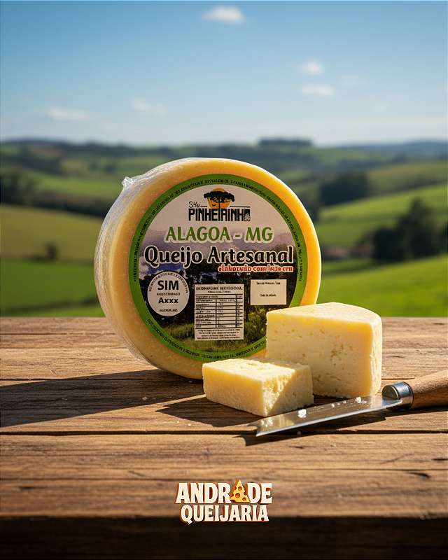 Queijo Artesanal Alagoa Especial - 600g - Sítio Pinheirinho foto produto 3