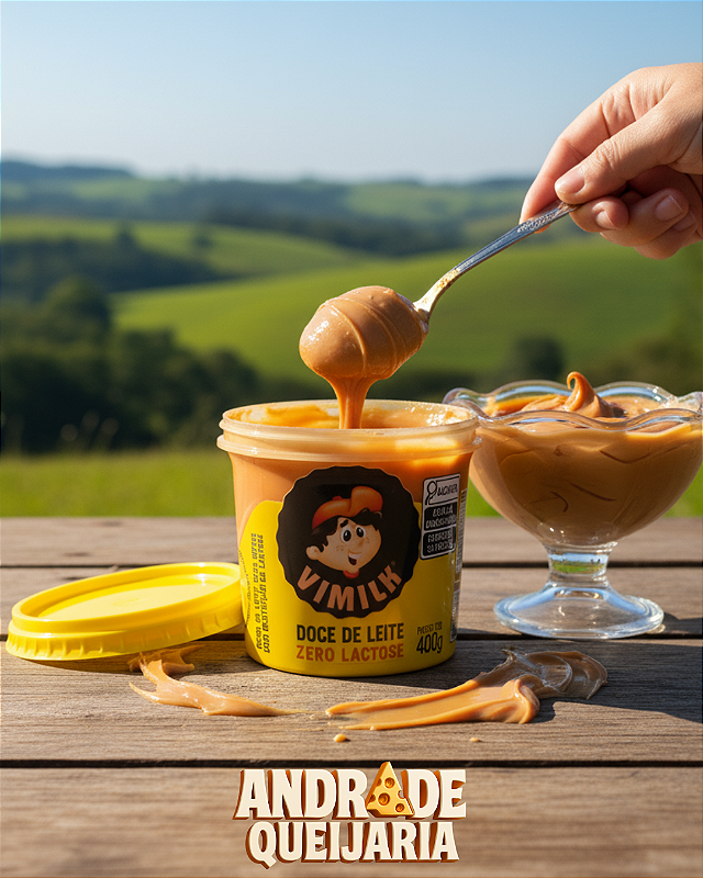 Doce de Leite Zero Lactose - Vimilk foto produto 4