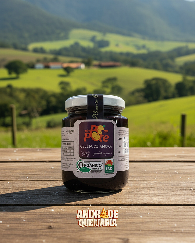 Geleia de Amora Orgânica - Do pé ao Pote - 240g foto produto 8